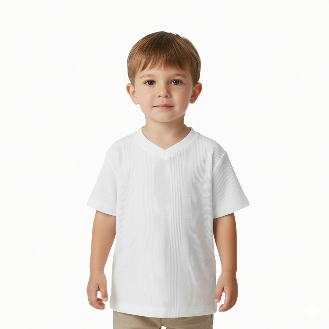 COMBO X5 | Camisetas Bebé Cuello V | 00020