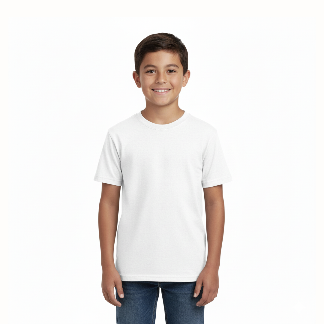 Camiseta Niño 100% Algodón | Cuello Redondo | 3526