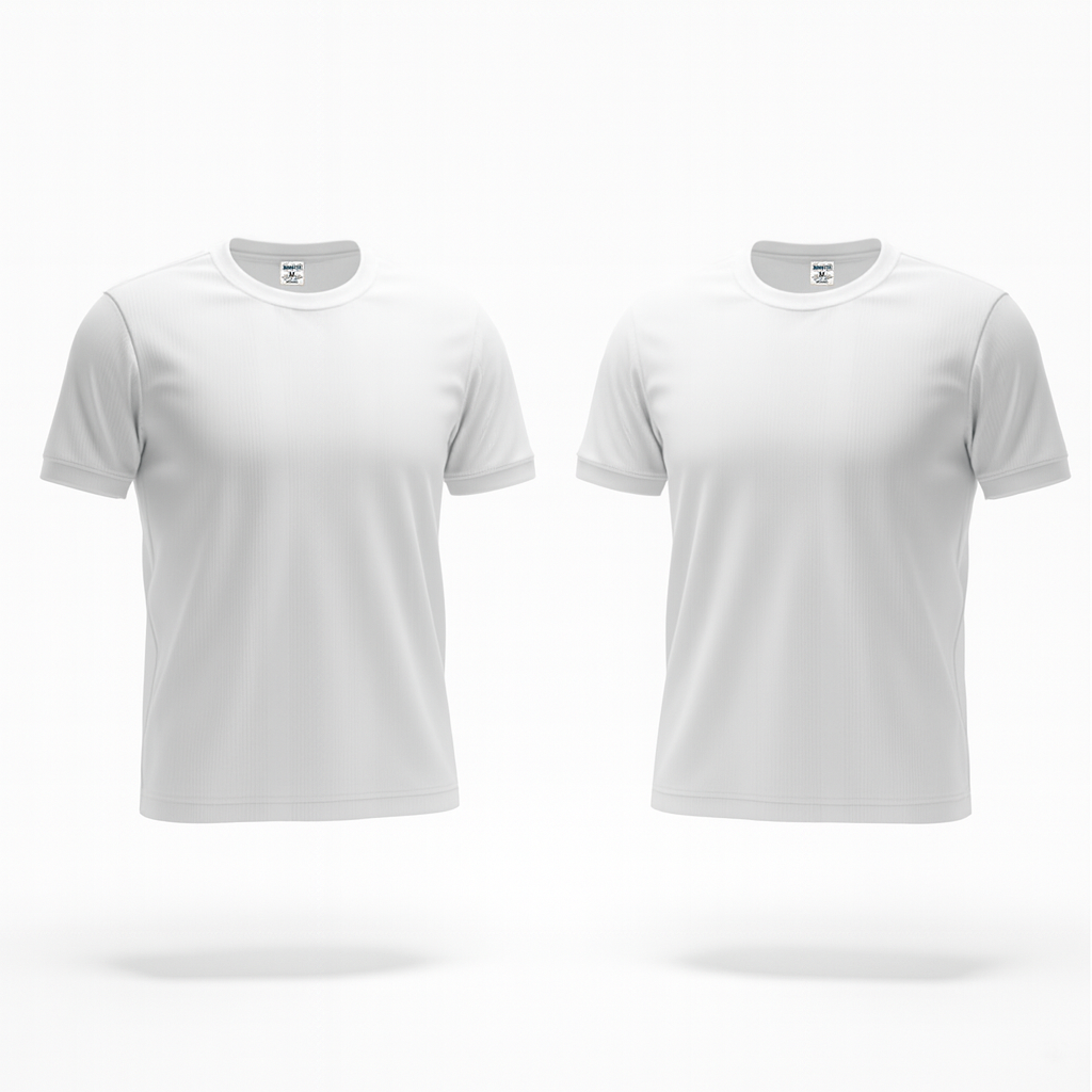 COMBO X2 | Camiseta Acanalada Cuello Redondo 5069