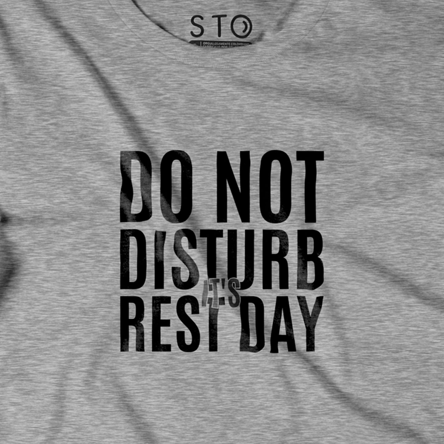 Camiseta Estampada Hombre | Do Not Disturb It's Rest Day