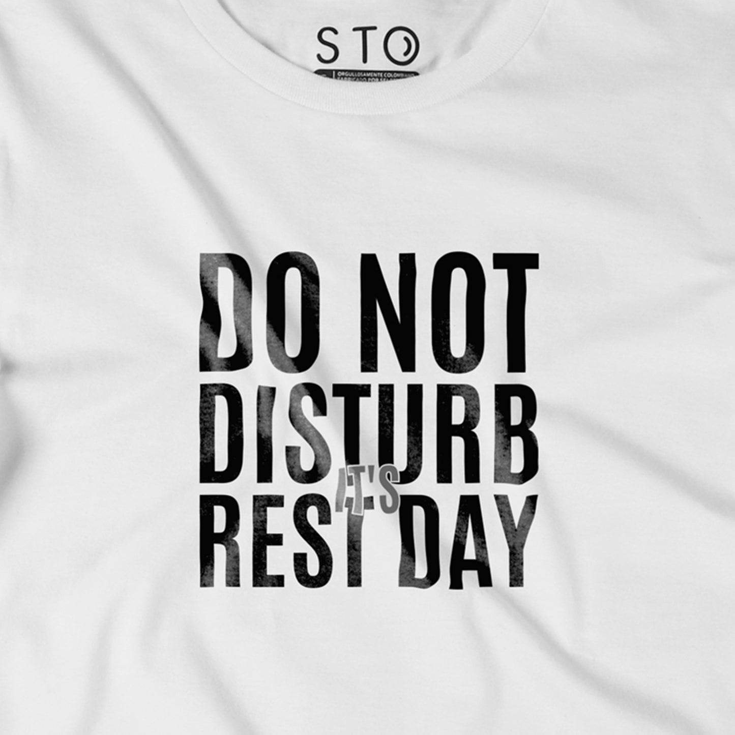 Camiseta Estampada Hombre | Do Not Disturb It's Rest Day