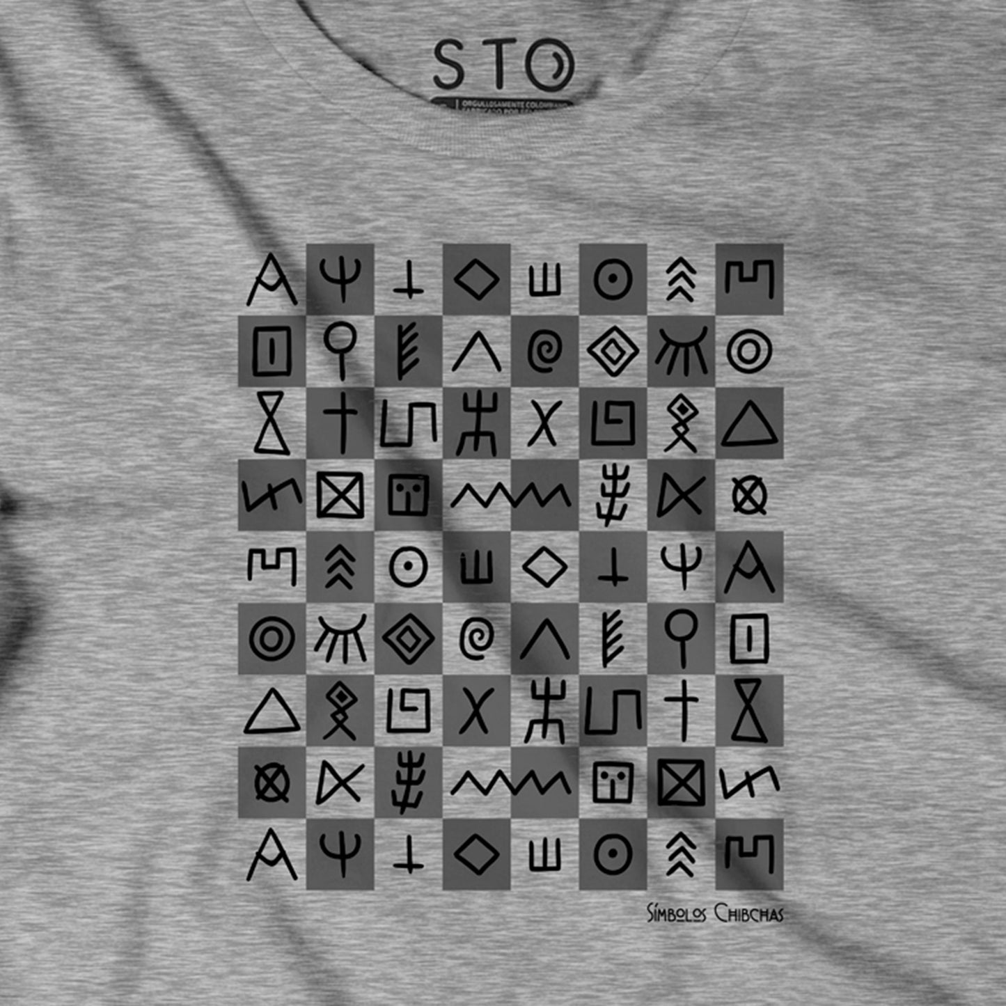Camiseta Estampada Hombre | Símbolos Chibchas