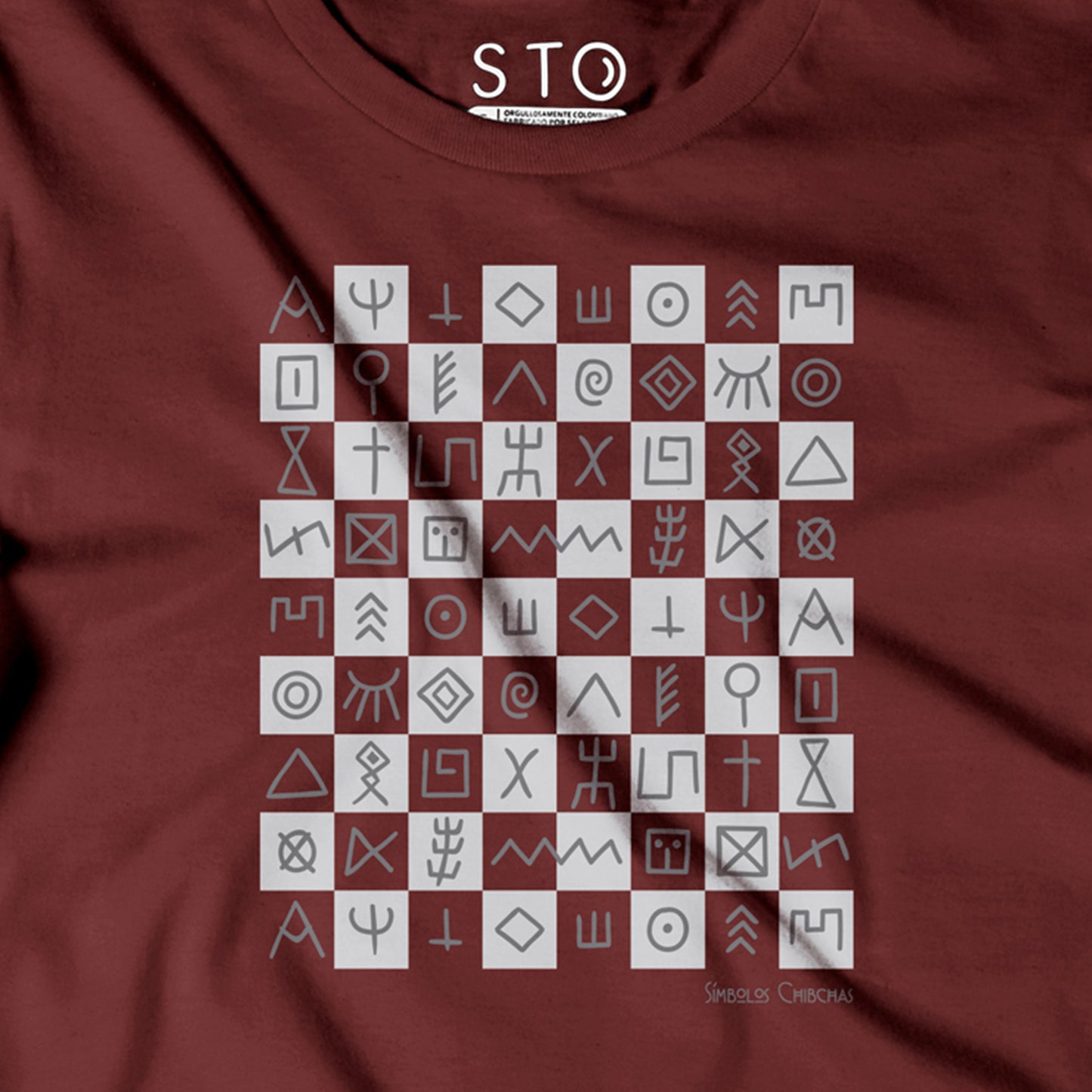 Camiseta Estampada Hombre | Símbolos Chibchas