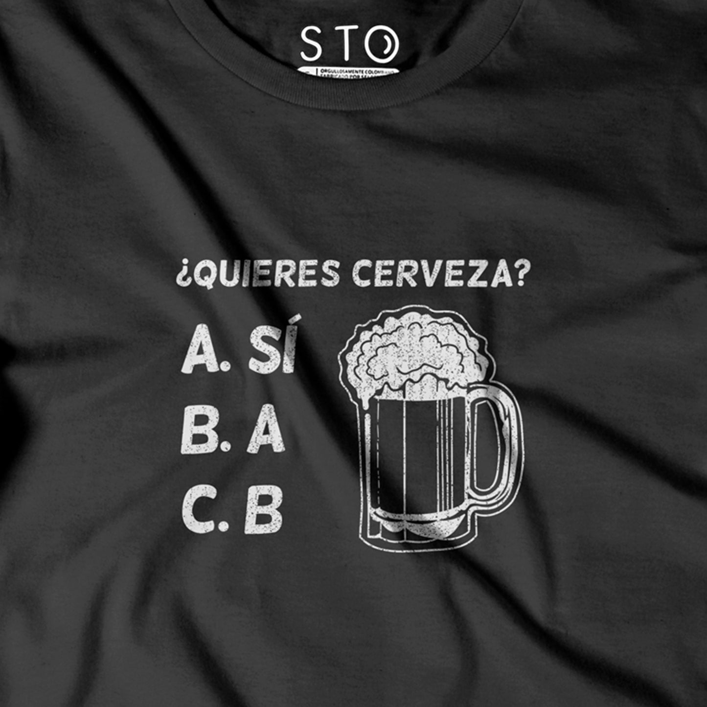Camiseta Estampada Hombre | ¿Quieres Cerveza?