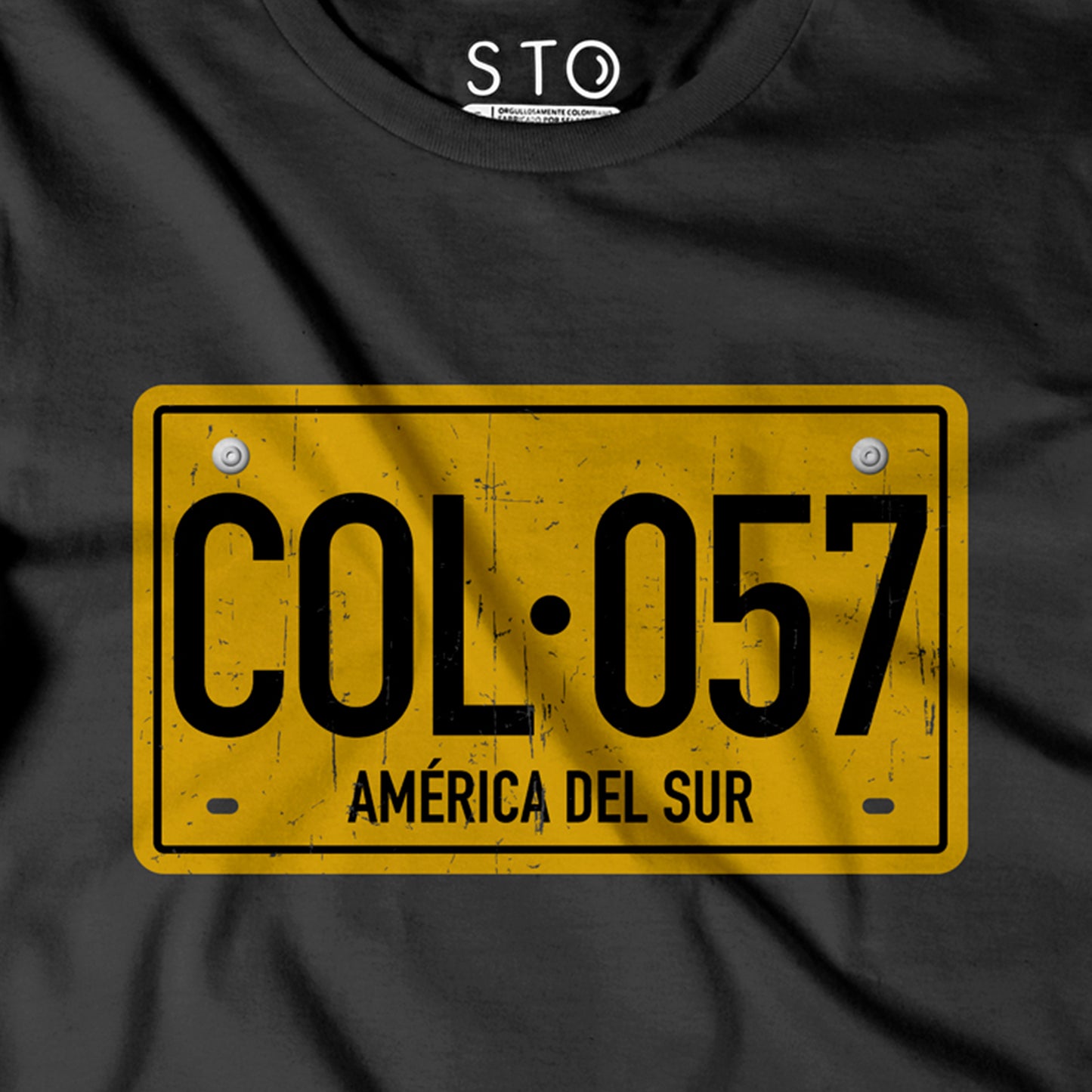 Camiseta Estampada Hombre | Placa Colombia