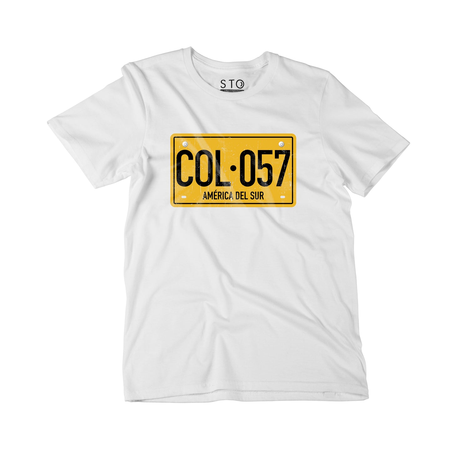 Camiseta Estampada Hombre | Placa Colombia