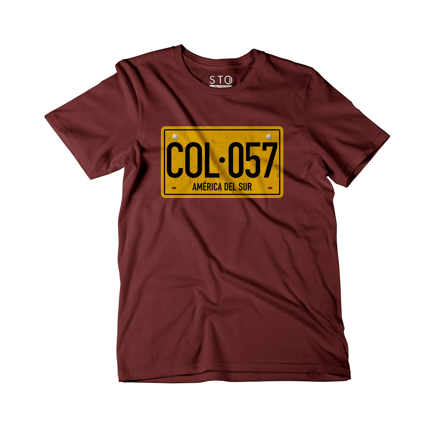 Camiseta Estampada Hombre | Placa Colombia