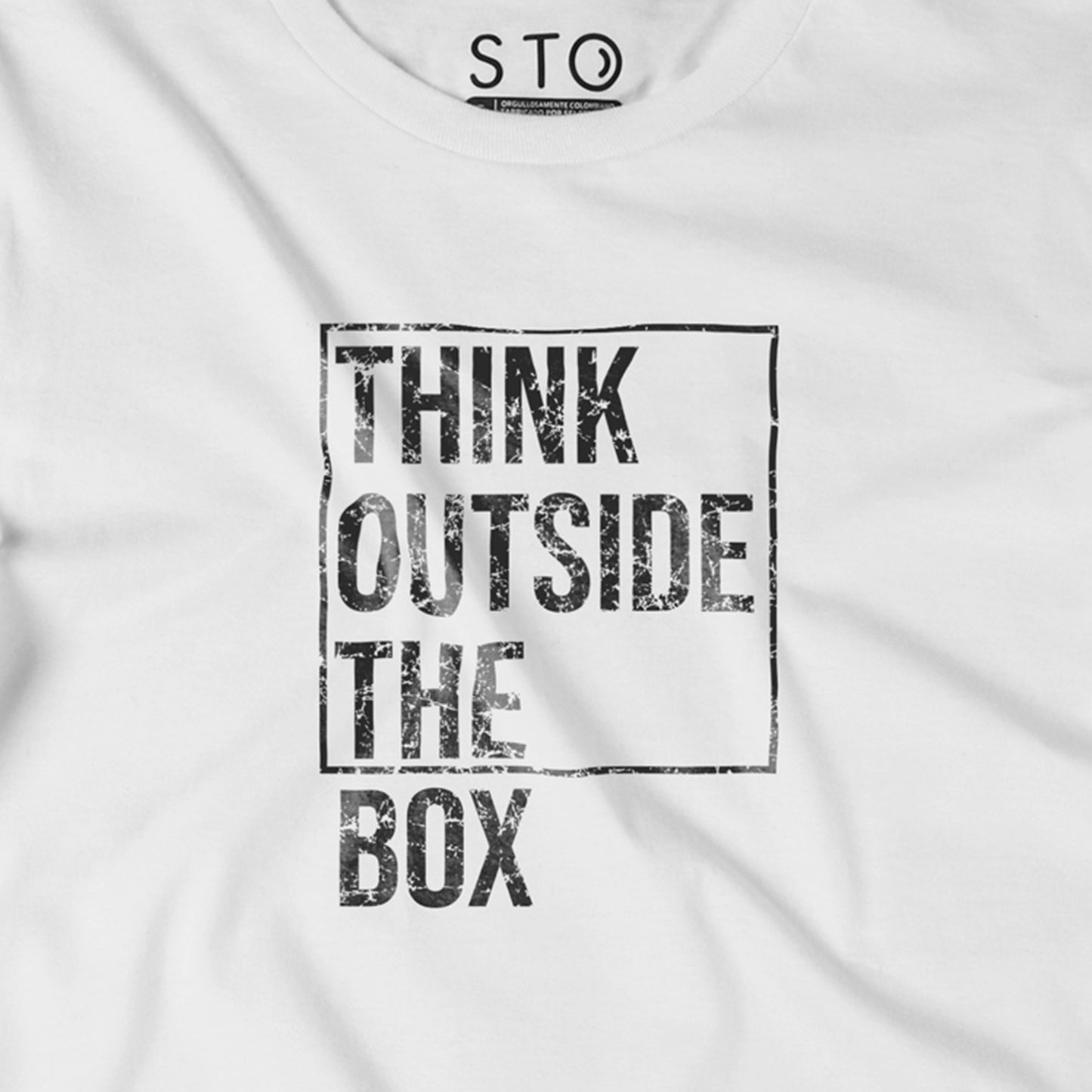 Camiseta Estampada Hombre | Think Outside The Box