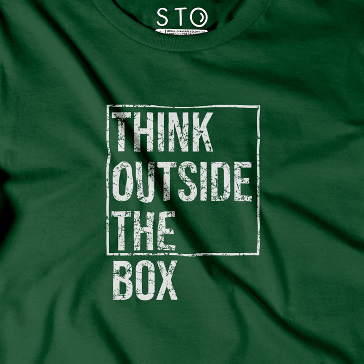 Camiseta Estampada Hombre | Think Outside The Box