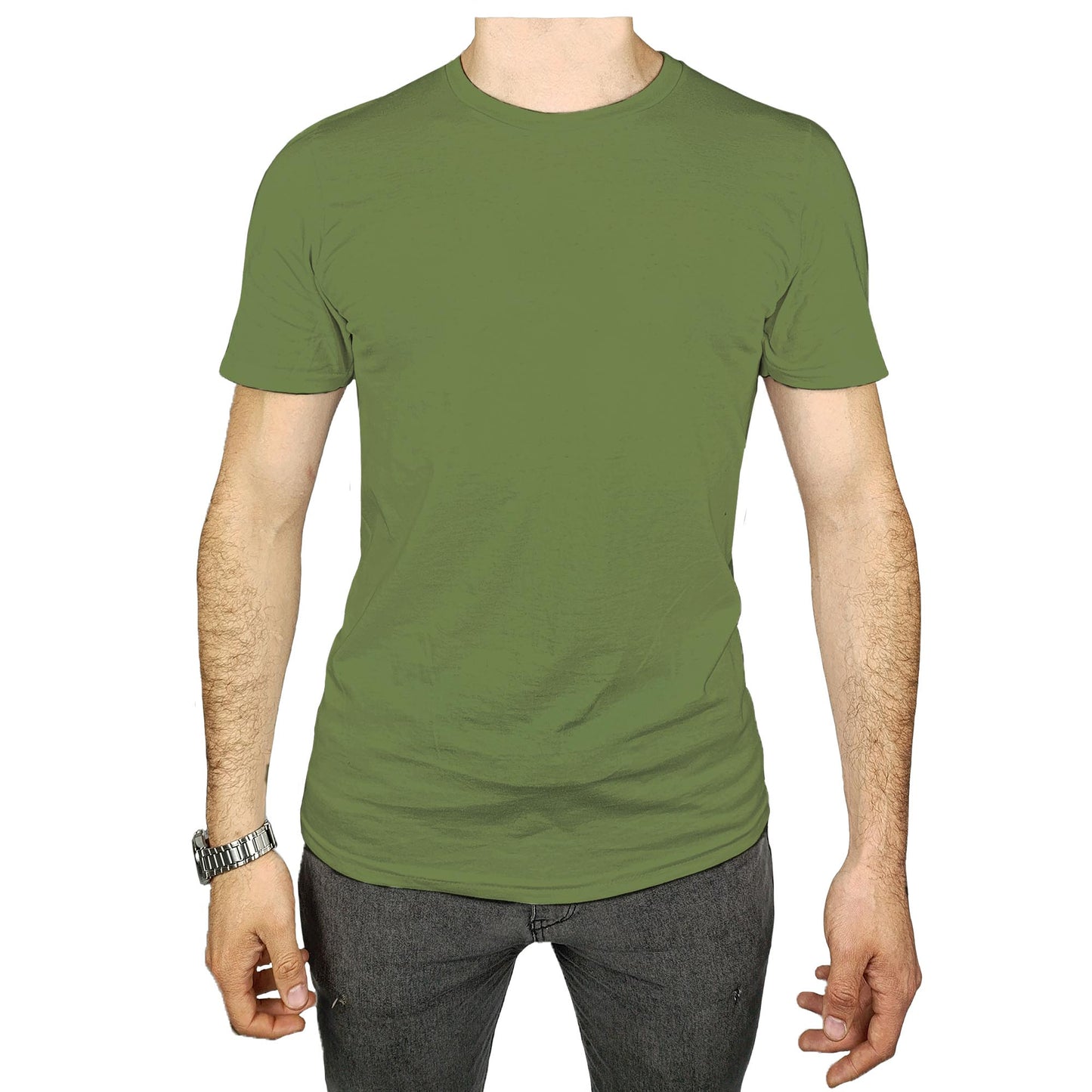 Camiseta Hombre Sport | Verde Militar