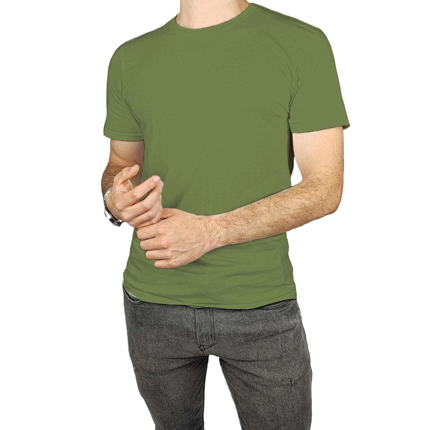 Camiseta Hombre Sport | Verde Militar