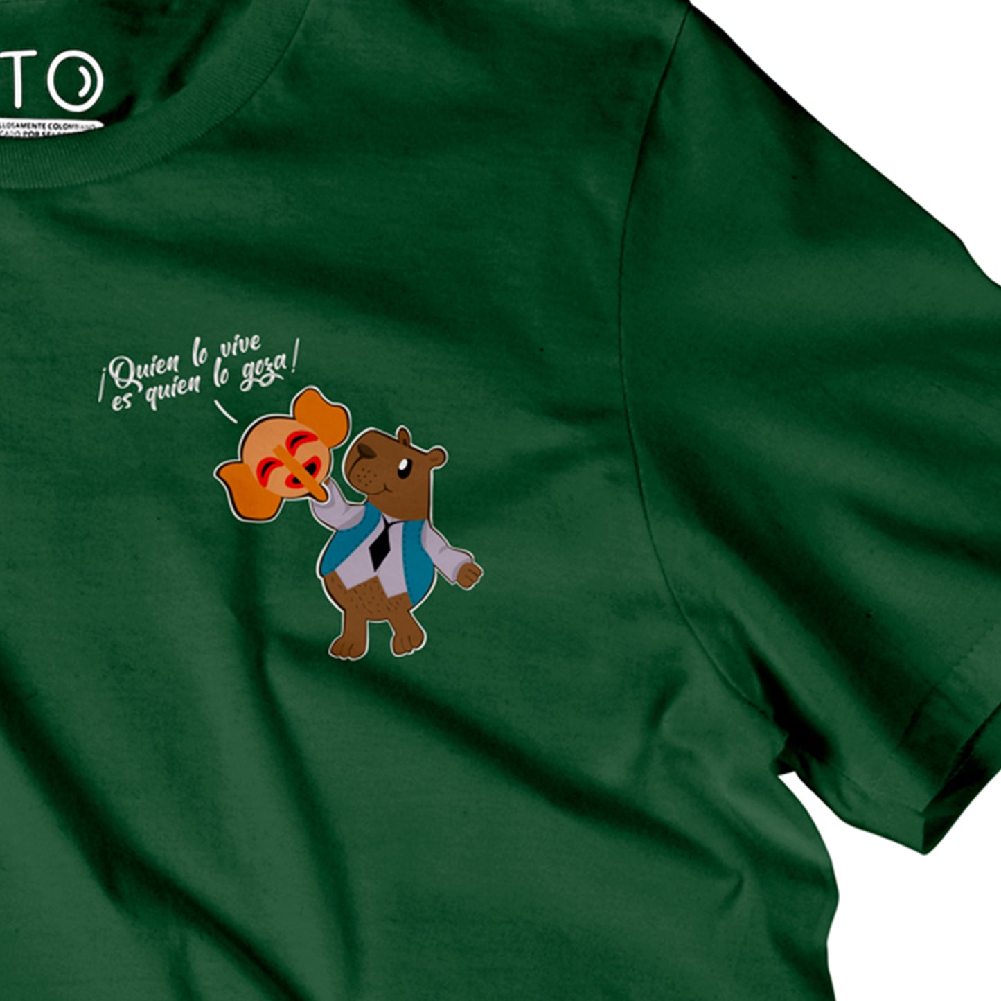 Camiseta Estampada Hombre | Quien Lo Vive Es Quien Lo Goza