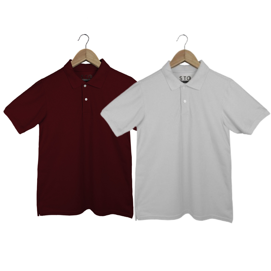 Camiseta Polo Hombre Combo x2