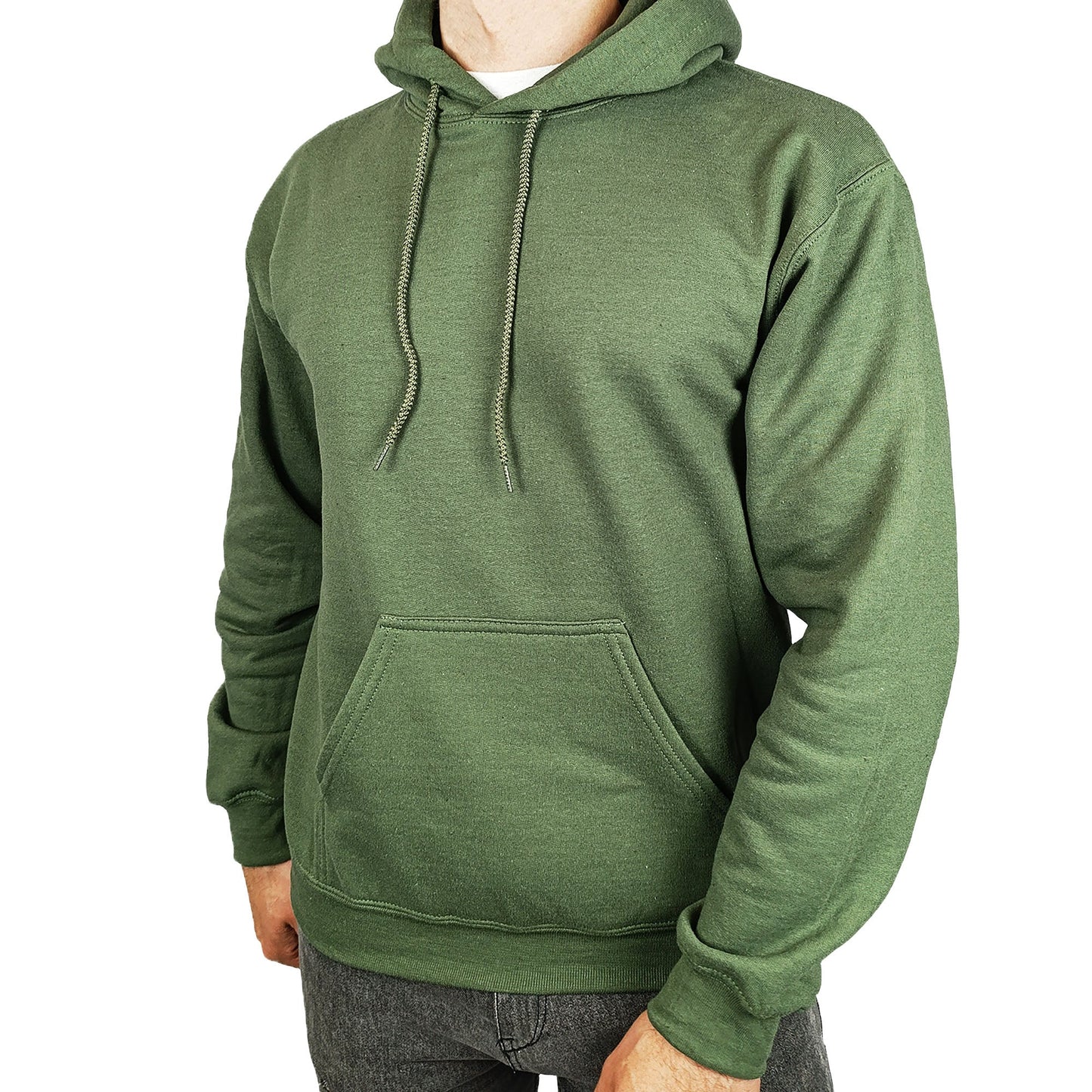 Hoodie Hombre | Verde Militar