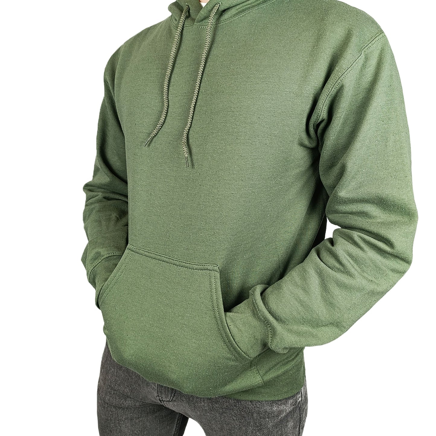 Hoodie Hombre | Verde Militar