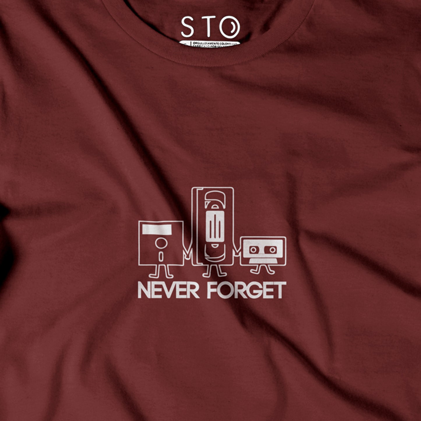 Camiseta Estampada Hombre | Never Forget