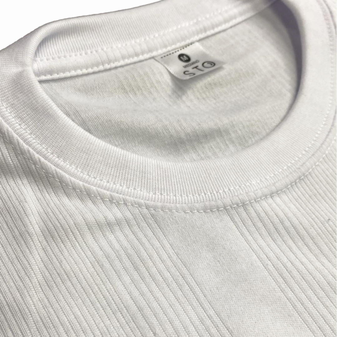 COMBO X5 | Camiseta Acanalada Cuello Redondo 5069