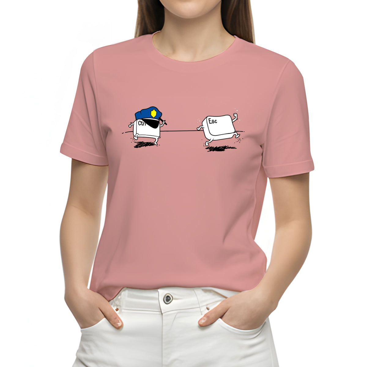 Camiseta Estampada Mujer | Ctrl - Esc