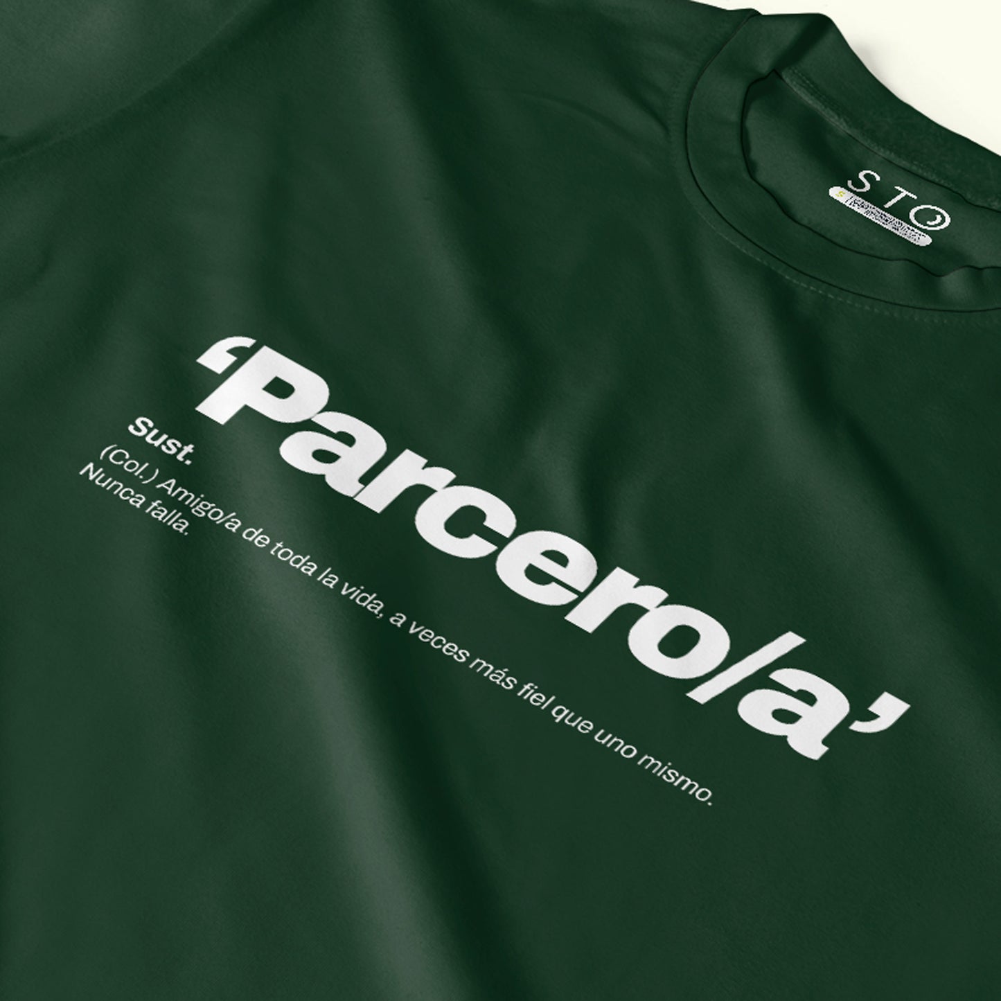 Camiseta Estampada Hombre | 'Parcero/a'