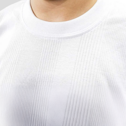 Camiseta Niño Acanalada | Cuello Redondo | 3170