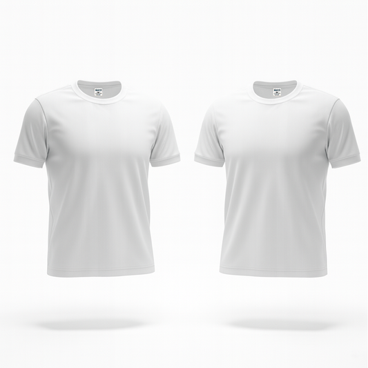 COMBO X2 | Camiseta  Acanalada Cuello Redondo 5069