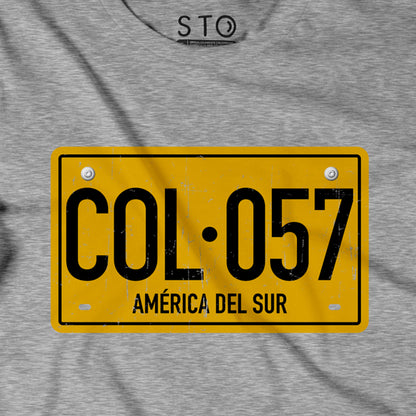 Camiseta Estampada Hombre | Placa Colombia