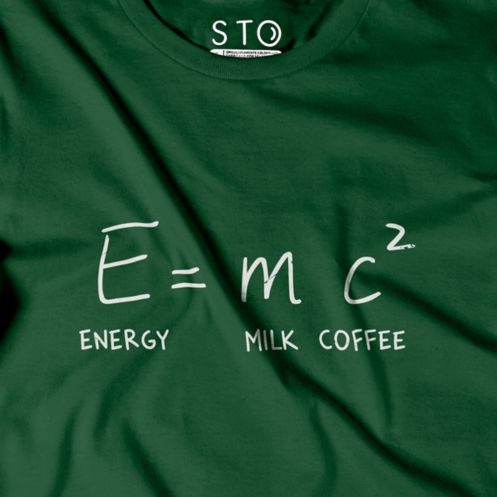 Camiseta Estampada Hombre| E=mc^2