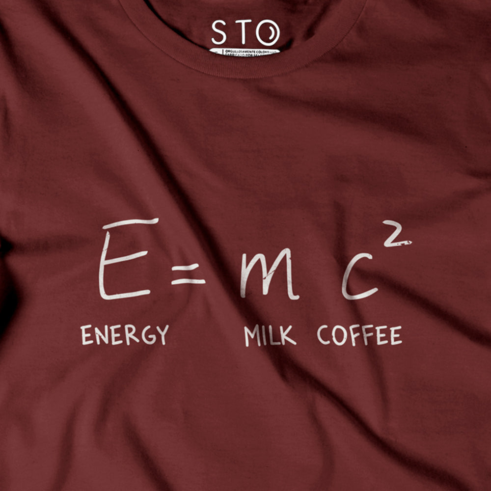 Camiseta Estampada Hombre| E=mc^2