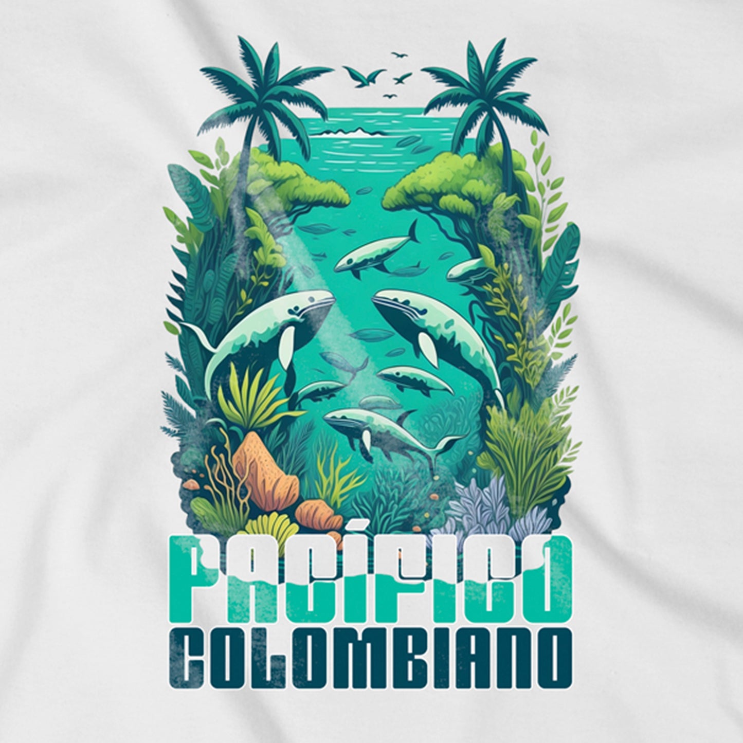 Camiseta Estampada Hombre | Pacífico Colombiano