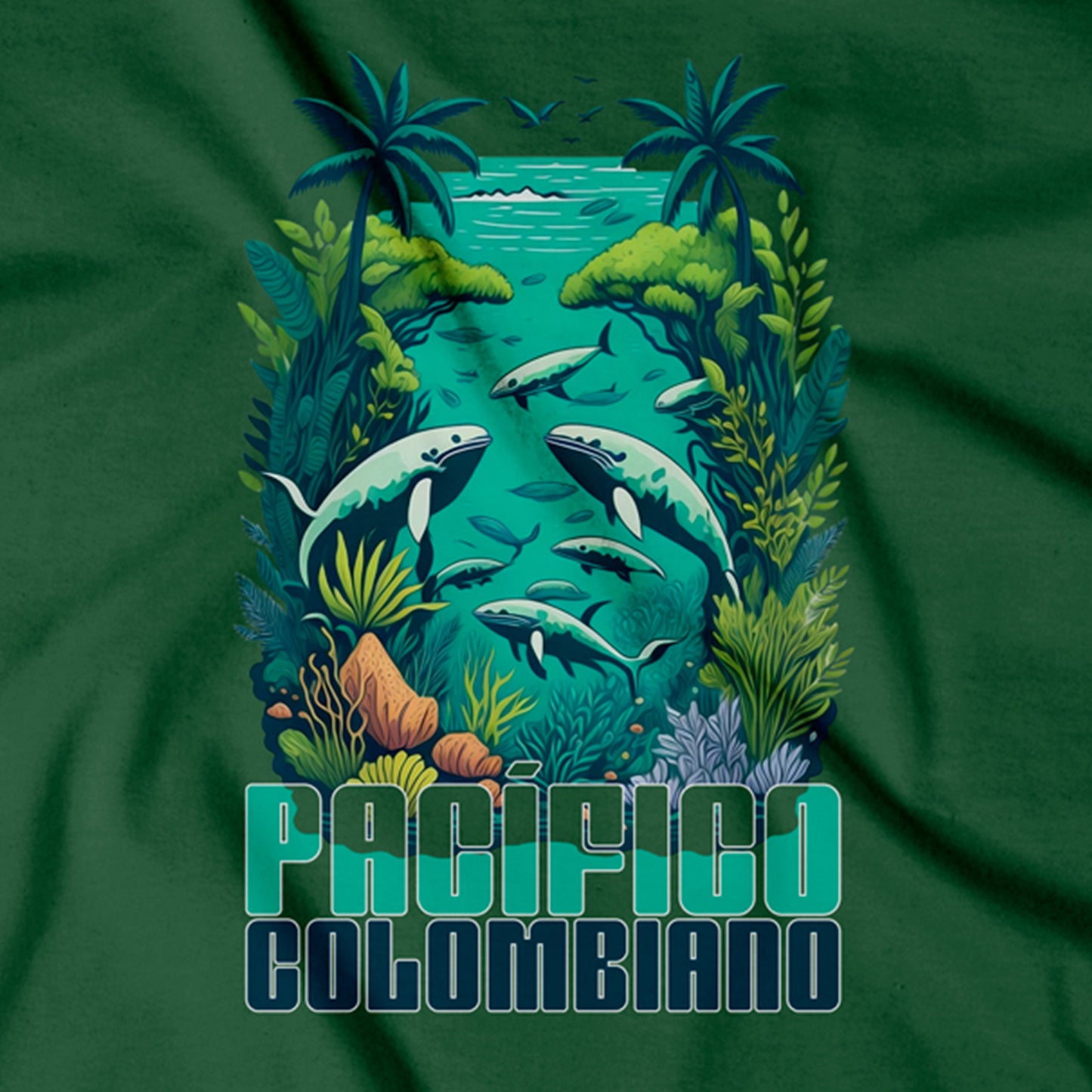 Camiseta Estampada Hombre | Pacífico Colombiano