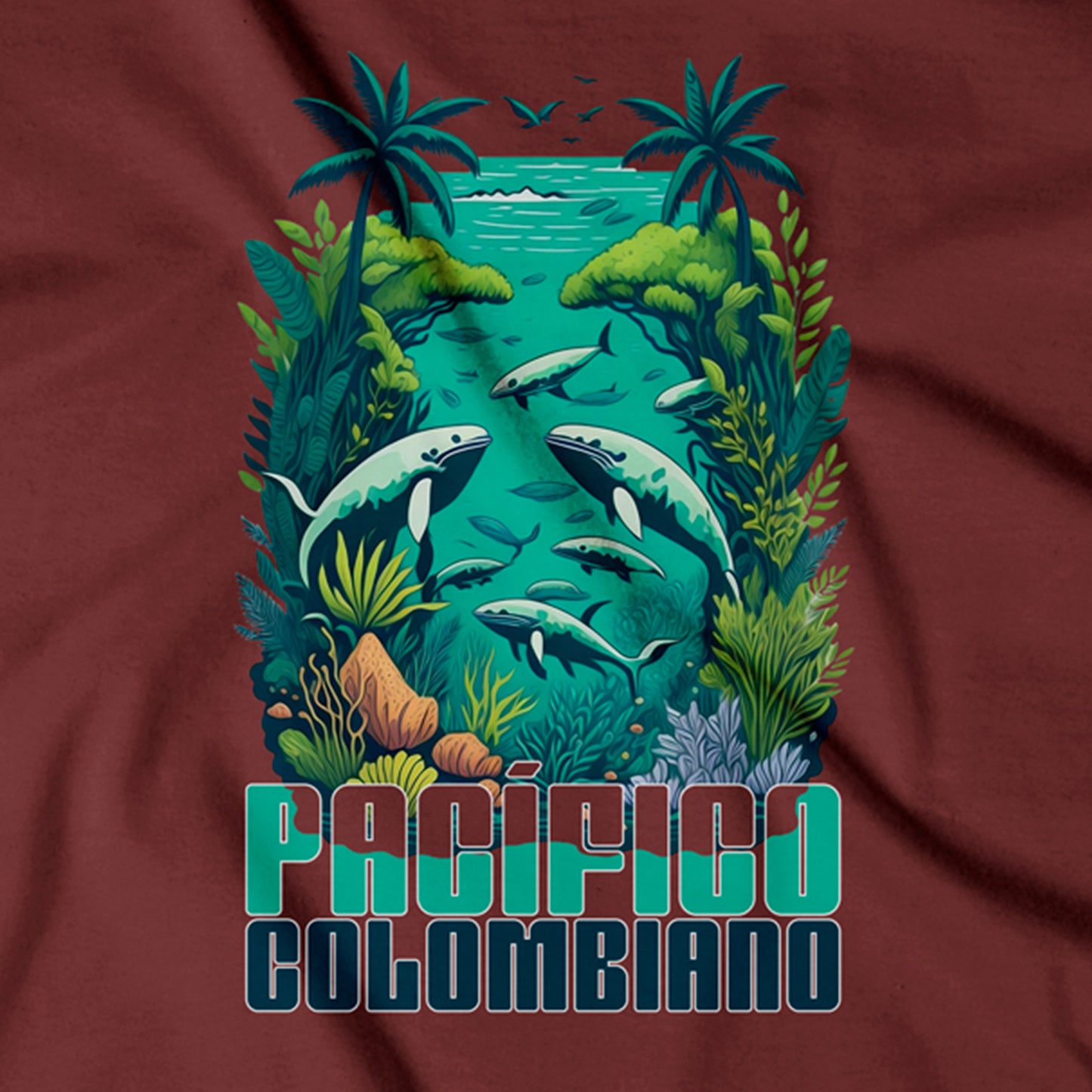 Camiseta Estampada Hombre | Pacífico Colombiano