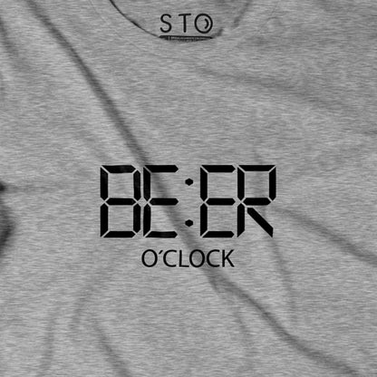 Camiseta Estampada Hombre | Beer O'Clock