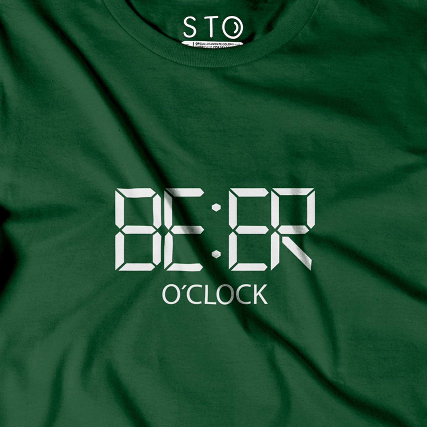 Camiseta Estampada Hombre | Beer O'Clock