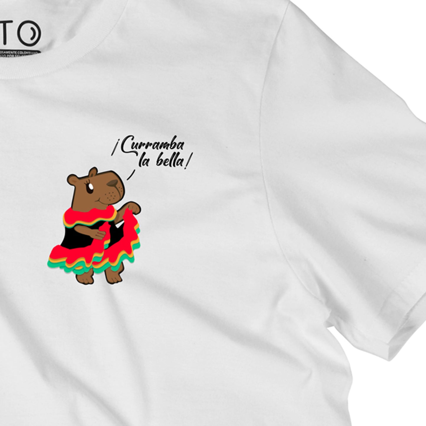 Camiseta Estampada Hombre | Curramba La Bella