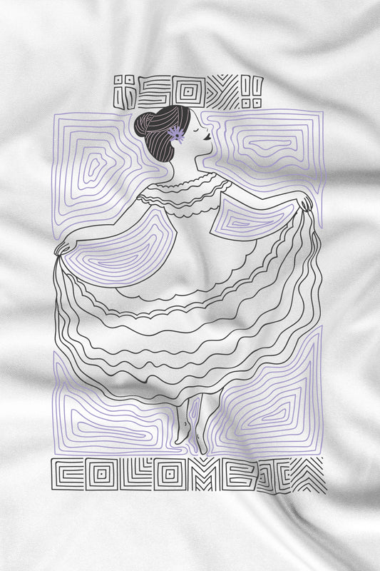 Camiseta Colombia Bailarina Mujer - 46641
