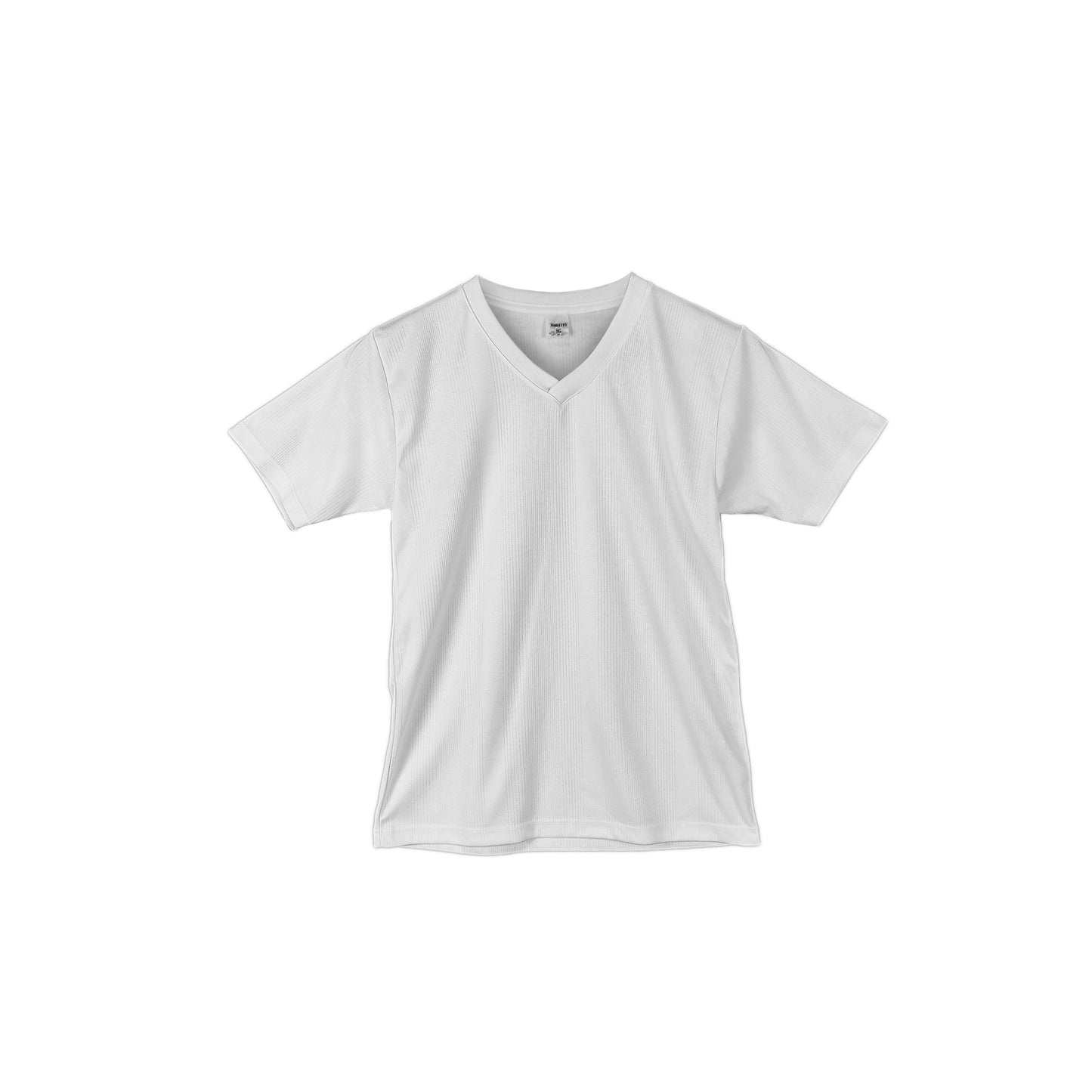 X2 Camiseta Niño Acanalada Cuello V - 3344
