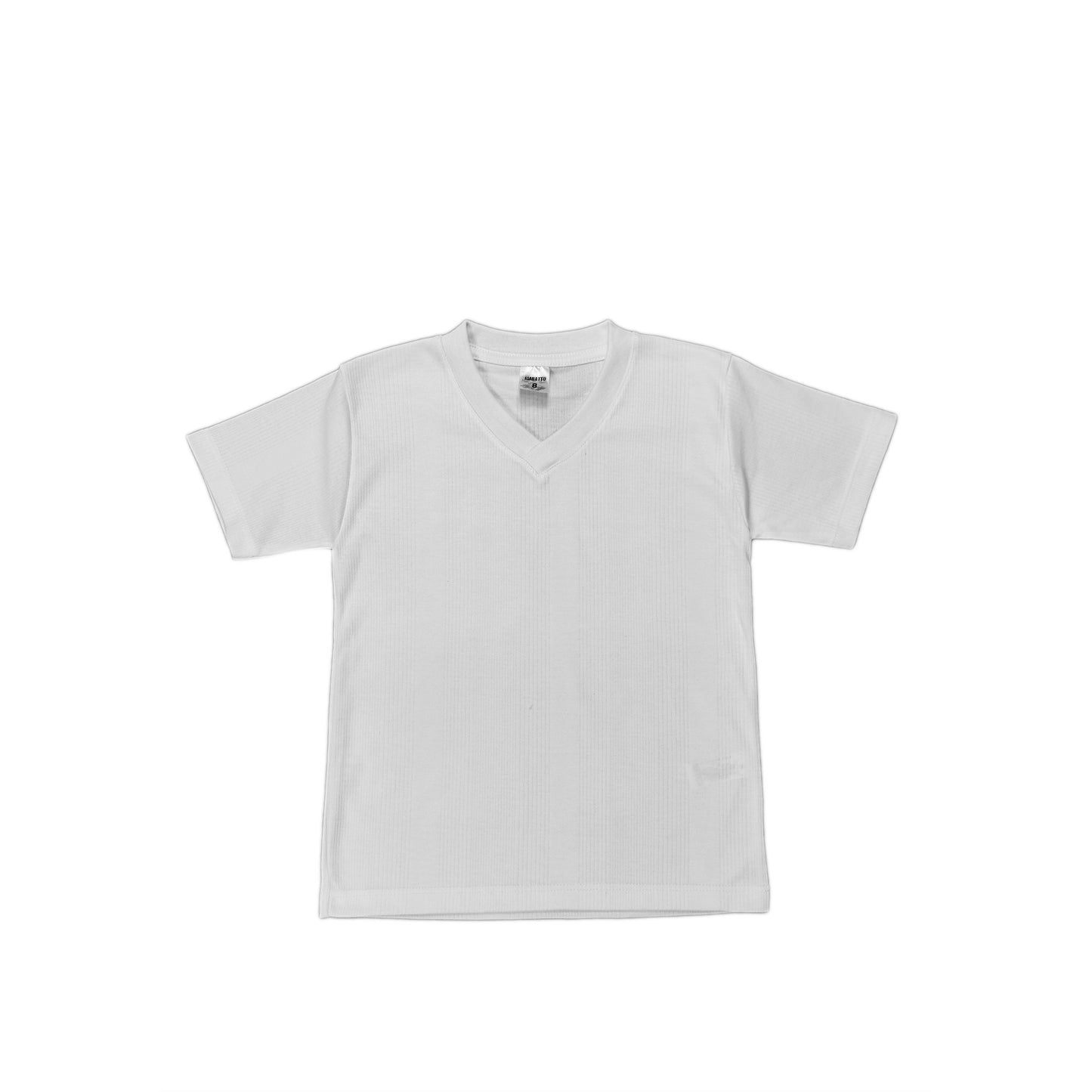 Camiseta Niño Acanalada | Cuello V