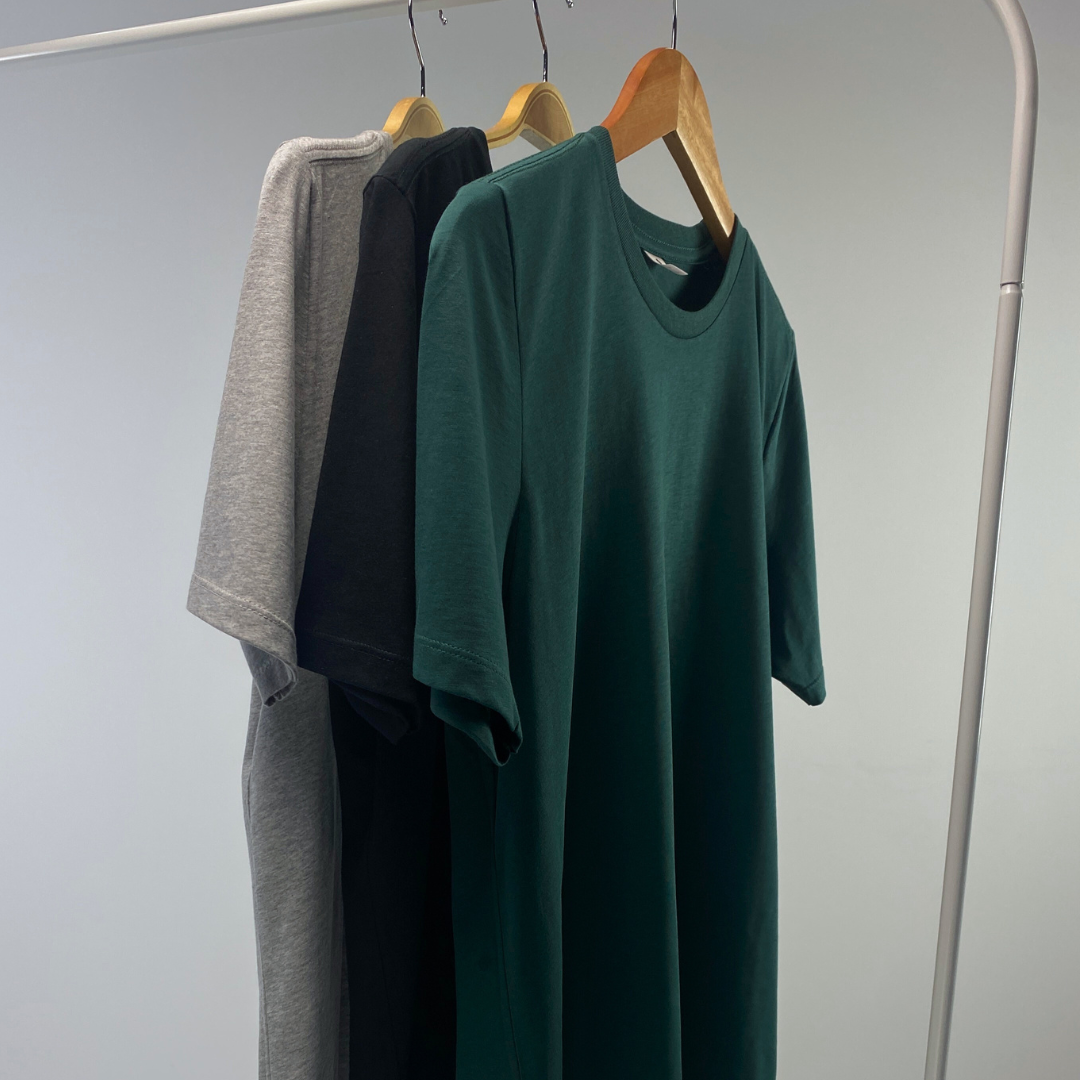 Camiseta Básica Hombre Unicolor Combo x3