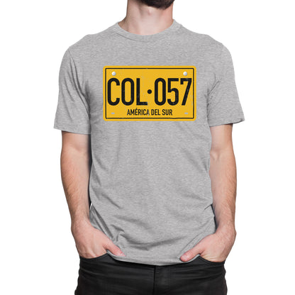 Camiseta Estampada Hombre | Placa Colombia