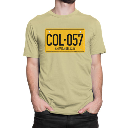 Camiseta Estampada Hombre | Placa Colombia