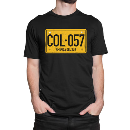 Camiseta Estampada Hombre | Placa Colombia
