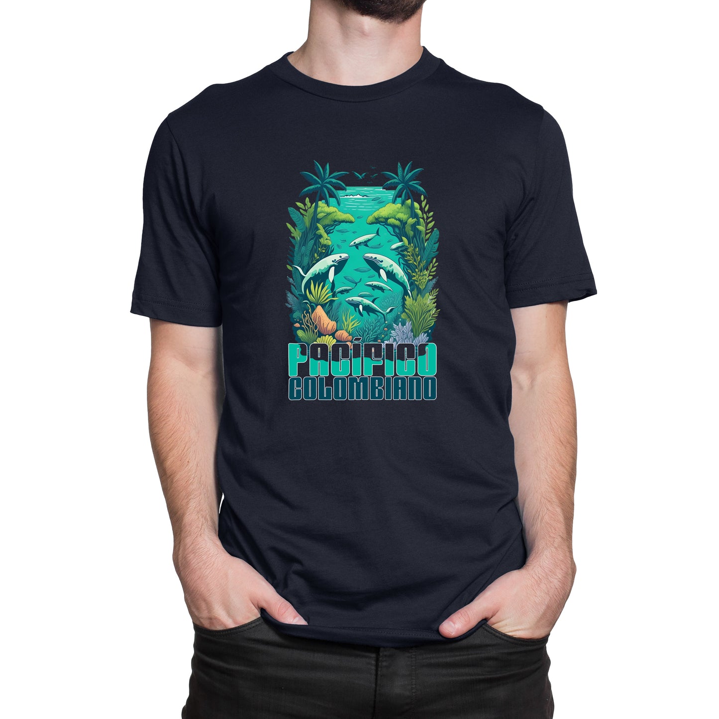 Camiseta Estampada Hombre | Pacífico Colombiano