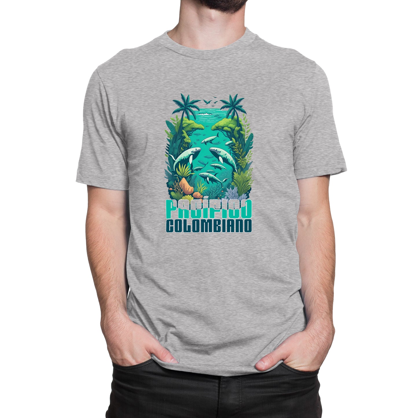 Camiseta Estampada Hombre | Pacífico Colombiano