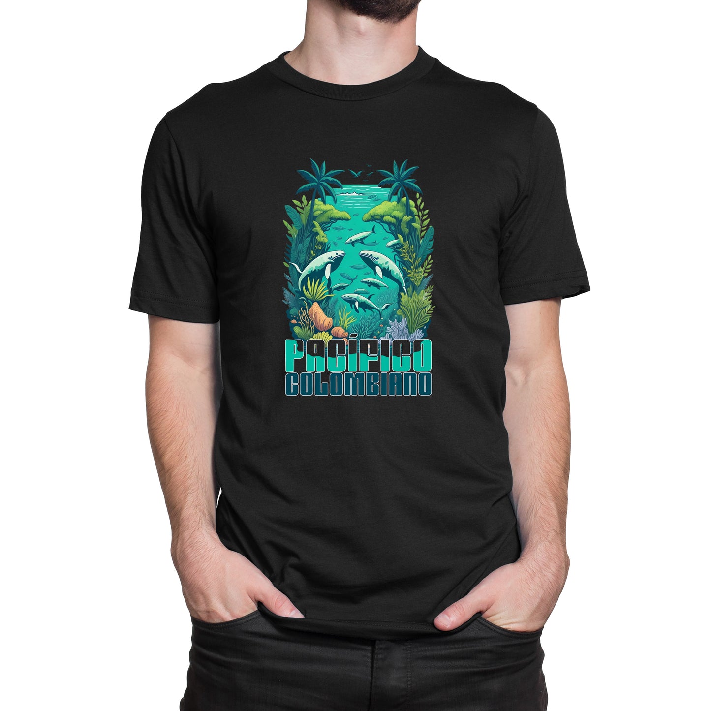 Camiseta Estampada Hombre | Pacífico Colombiano
