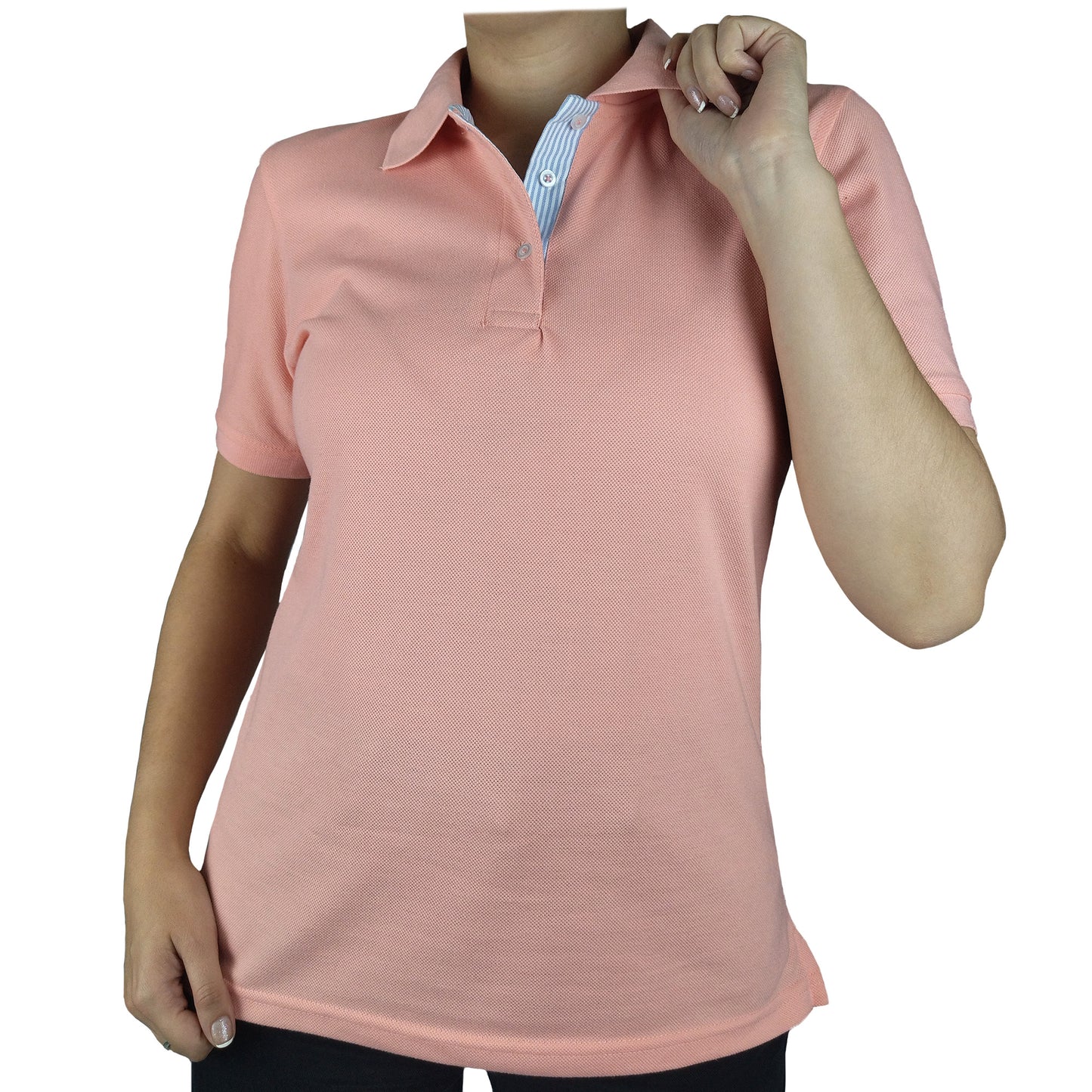 Camiseta Polo Mujer | Salmón