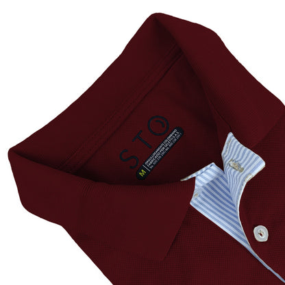 Camiseta Polo Hombre | Vinotinto