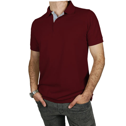 Camiseta Polo Hombre | Vinotinto