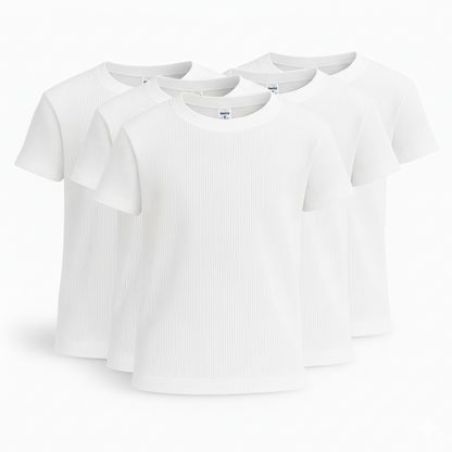 COMBO X5 | Camiseta Bebé Cuello Redondo | 00010