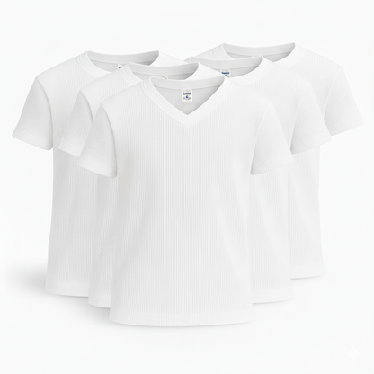 COMBO X5 | Camisetas Bebé Cuello V | 00020