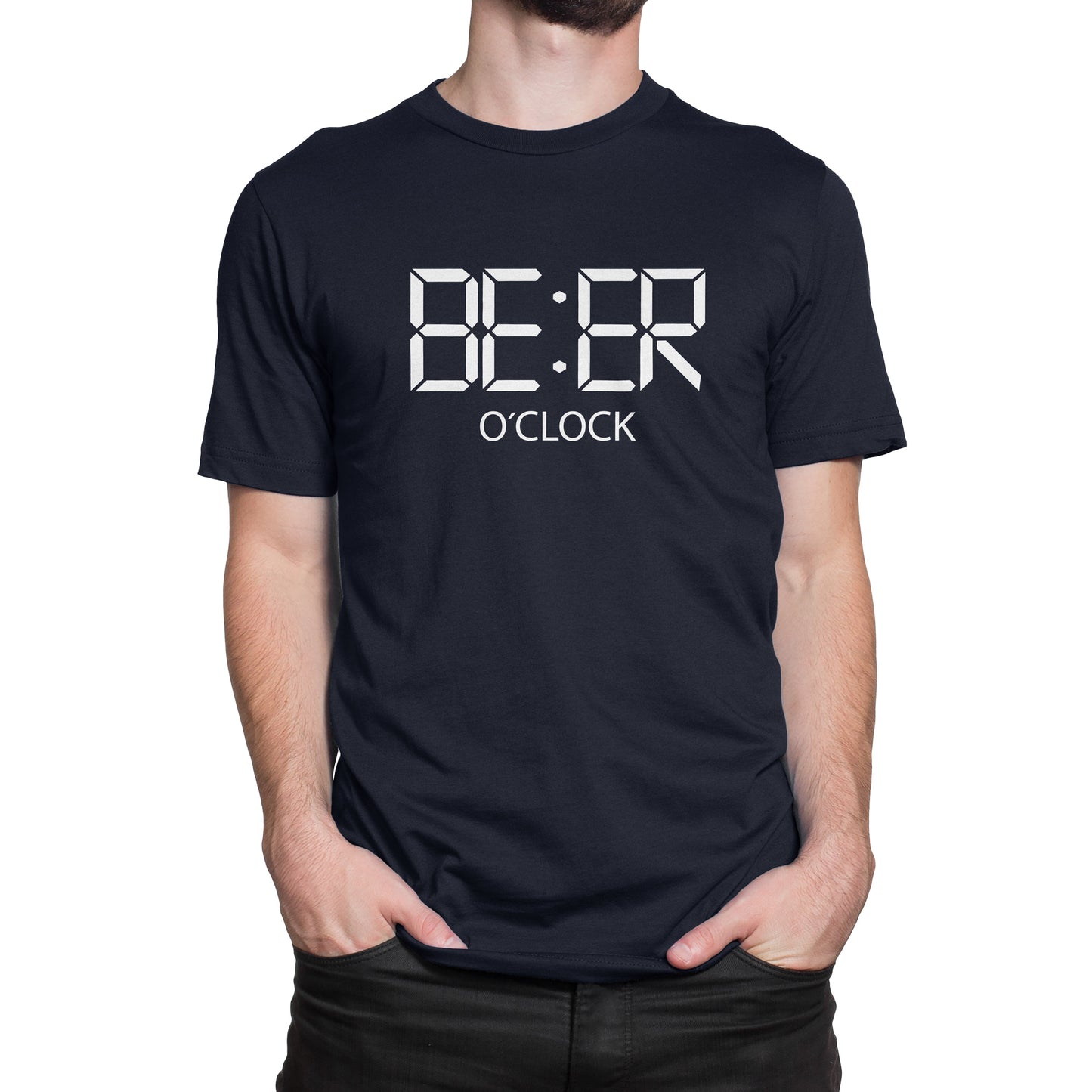 Camiseta Estampada Hombre | Beer O'Clock
